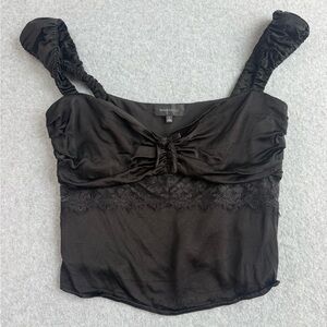 MAJORELLE Maura Top in Black M